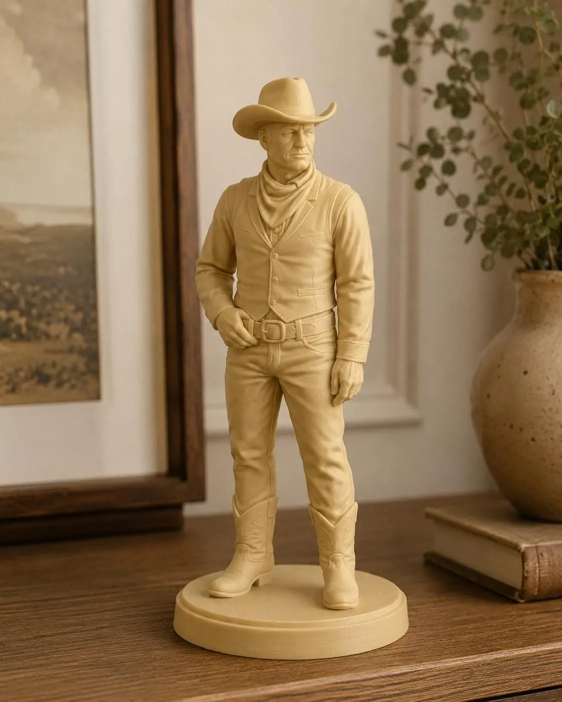 Western Cowboy Sculpture