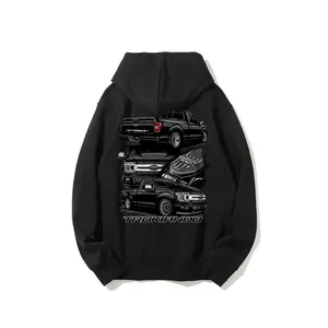 Ford F-150 Trokiando Hoodie Custom Pickup Truck Graphic for Men Women Cotton Vintage Gift for Ford Lovers Funny Sweatshirt Unisex Fashionable Casual Daily Wear