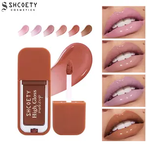 Water Shine Glossy Lip Glaze – Hydrating Lip Gloss with Glassy Finish, Non-Sticky, Enhances Natural Lip Color, Moisturizing Lip Care for Plump, Juicy Lips.
