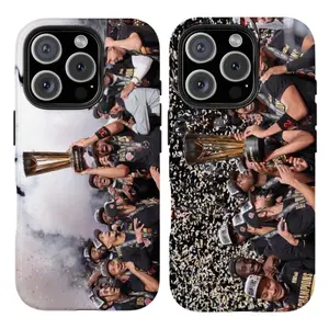 New York 2026 Champion Vibe Phone Case  - High Quality TPU Plastic for Apple iPhone 15,14,13,12,11,Pro, XS, XS Max, XR, Plus, Mini - Waterproof Black Cover