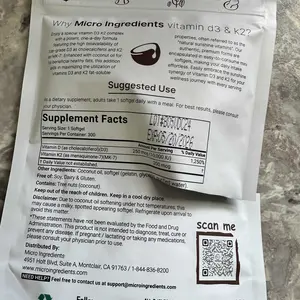 Product Review of Micro Ingredients Vitamin D3 K2 Supplement Softgels from W**y