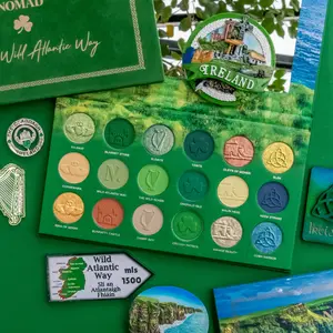 Ireland Wild Atlantic Way - 18 Shade Eyeshadow Palette - Talc Free Makeup