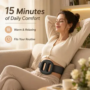 Electric Massager Fascia Massager Massage Ring Body Massager Muscle Relaxer Wireless Rechargeable Adjustable Eases Tension Enhances Recovery for Fitness