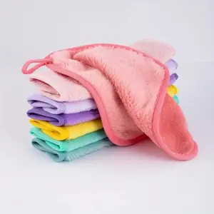 Reusable Skincare Facial Cleansing Puff Gift，Reusable Flannel Face Cloth, 7 Counts Fleece Makeup Remover Towels, Soft Microfiber Cleaning Pads, Ideal for Gentle Skin Care Routine, Makeup Remover Wipes