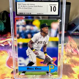 NEW MINT 22 Topps UK Merlin Premier Gold Redux Oneil Cruz Rookie Pirates
