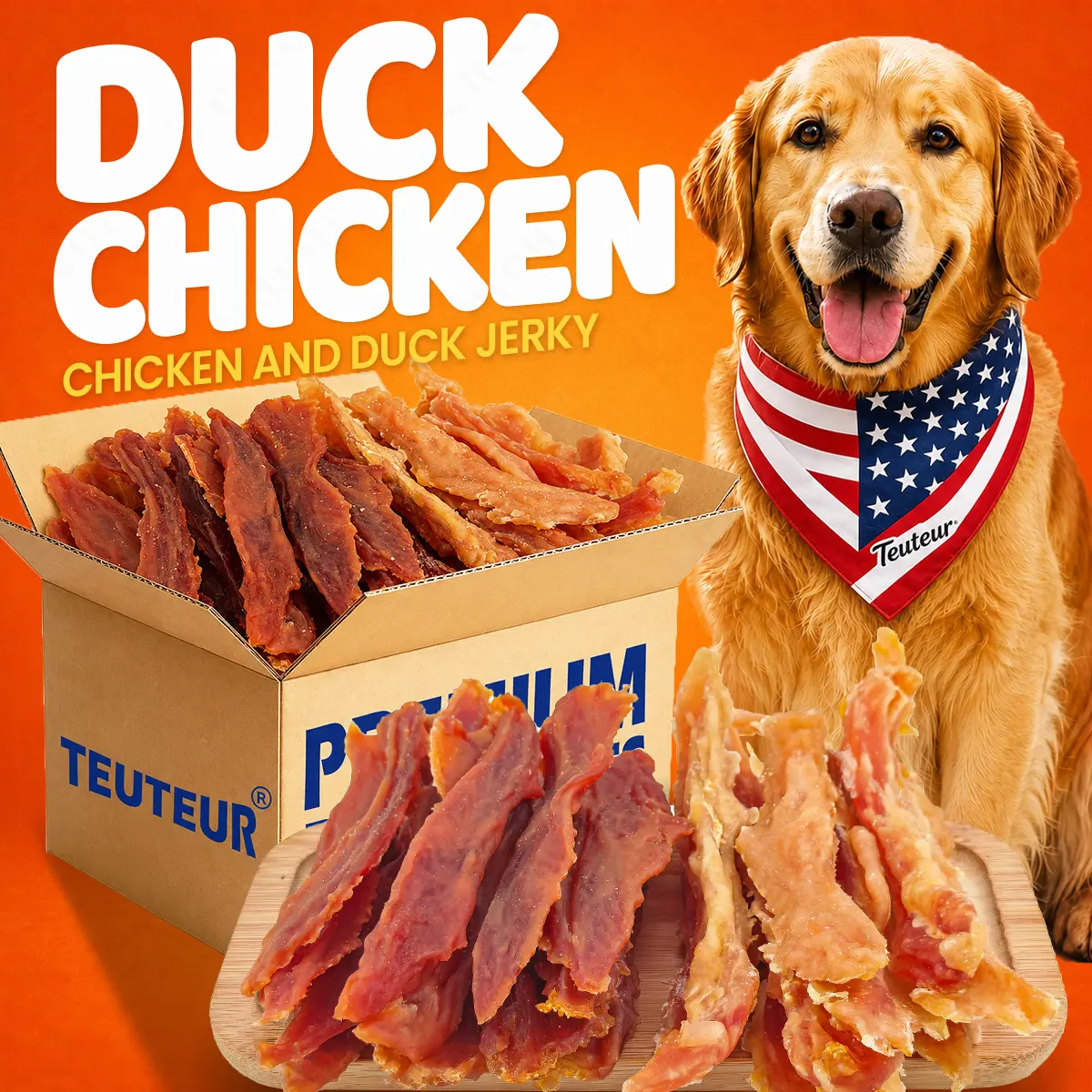 Air-Dried Meat Strips for Puppy Training Rewards, Chewy Pet Snacks for Small Medium and Large Dogs, Everyday Treats for Obedience Practice, Outdoor Walks, Travel, Playtime and Home Training, Daily Reward Option high protein fresh bites
