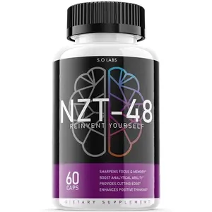 NZT-48 Brain Booster, NZT-48 Limitless Memory Focus Nootropic (60 Capsules)