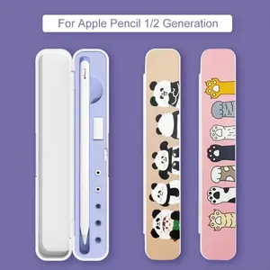 Cartoon Cat Claw for Apple Pencil 2 1 Pen Box Pencil 1st and 2nd Generation Capacitor Pen Tip Sleeve Adapter Accessories Pen Box Capacitive Stylus Pen