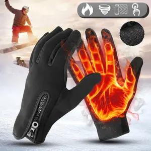 Dazone Winter Gloves for Men Women,  Touch Screen Cold Weather Thermal Warm Glove XL