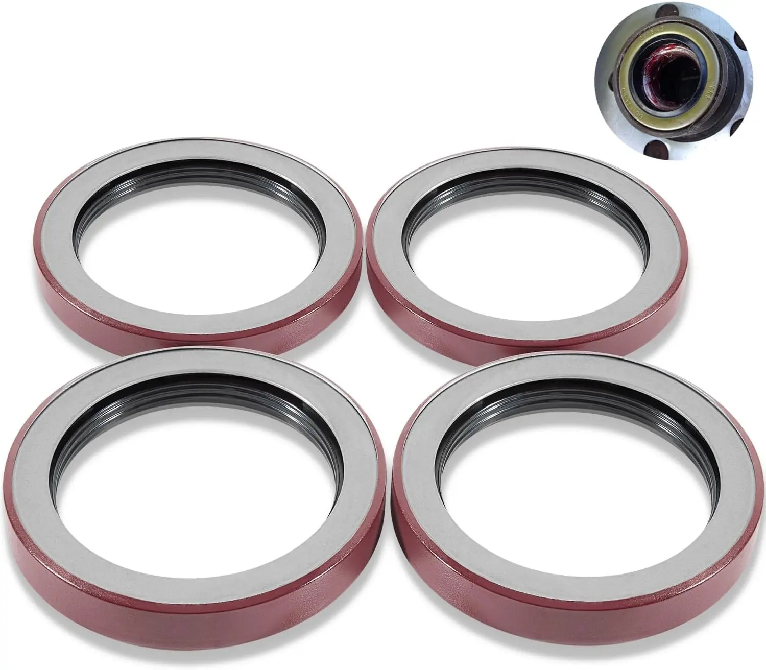 Oil Seal 10-51(370150BGO) Fits for Dexter 9-10K General Duty Oil Bath Axles ID 2.875" x OD 3.880" Pack of 4