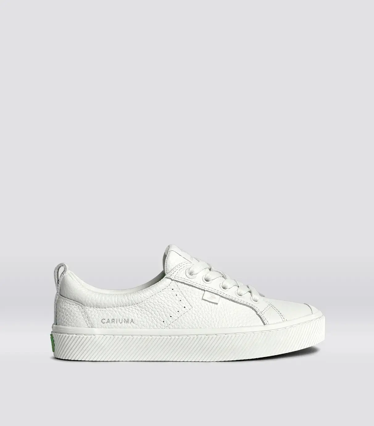 OCA Pebbled Leather White