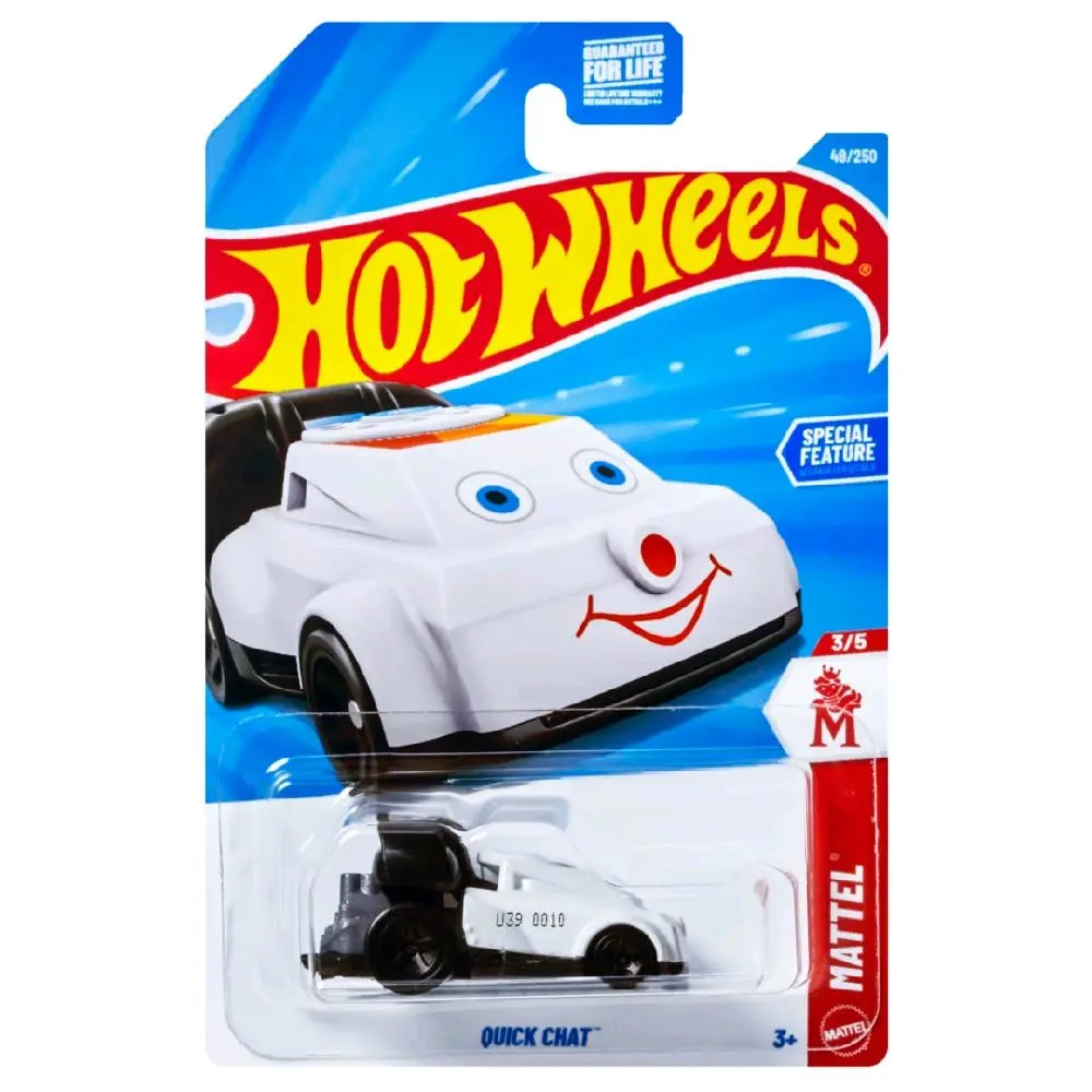 Hot Wheels Quick Chat Black Experimotors Series Mainline Diecast Model Car, Collectible Diecast Vehicle, Mainline Diecast Vehicle
