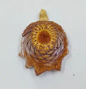 "Sunflower"Third Eye Pinecone Pendant