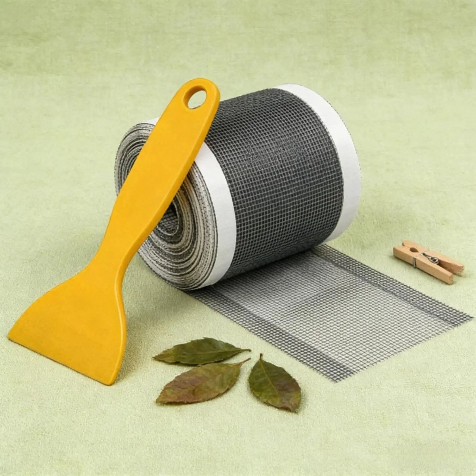 Hair catcher shower drain sticker, DIY shower drain cover hair catcher of any length, linear shower drain with disassembly tool hair blocking sticker