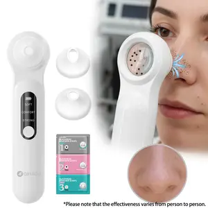 Airuidu Blackhead Remover Pore Vacuum with Magnification & LED Light, Electric Facial Pore Cleaner Kit with 2 Probes & Cleansing Strips, Acne Extractor Tool, Affordable Wellness Skin Care Gift, Long Battery USB Rechargeable