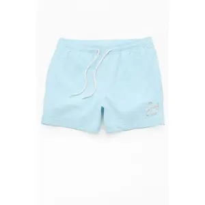Pacsun Men's Surf Club Seersucker 4.5" Swim Trunks