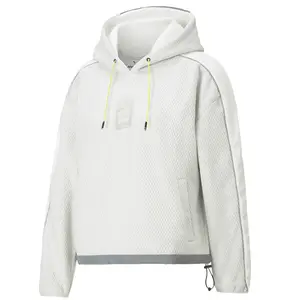 PUMA Womens X Helly Hansen Polar Fleece Hoodie Casual Outerwear Casual - White