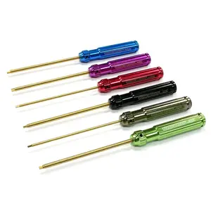 Wrench Set Ti-Nitride Allen Hex Wrench 6pcs (Handle:12mm O.D.)