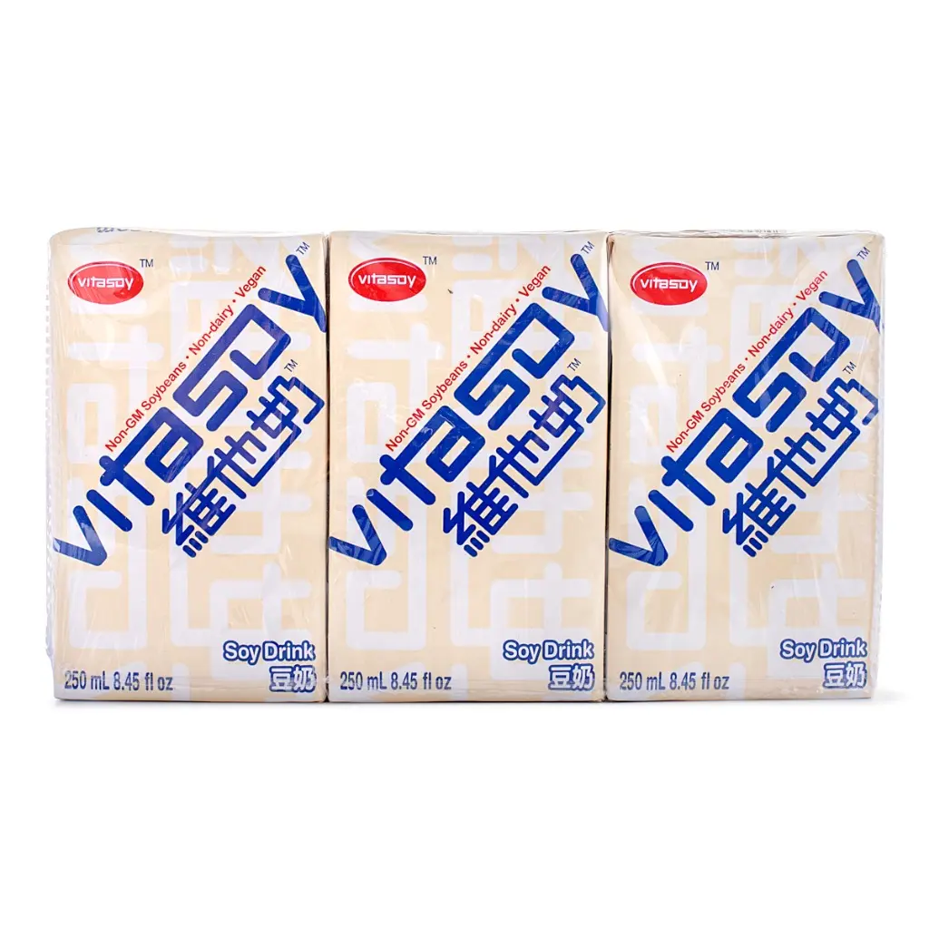 Vitasoy Soy Milk 6 ct - Non-Dairy Nutritious Drink for On-The-Go Vitasoy Soy Milk 6 ct - Non-Dairy Nutritious Drink for On-The-Go