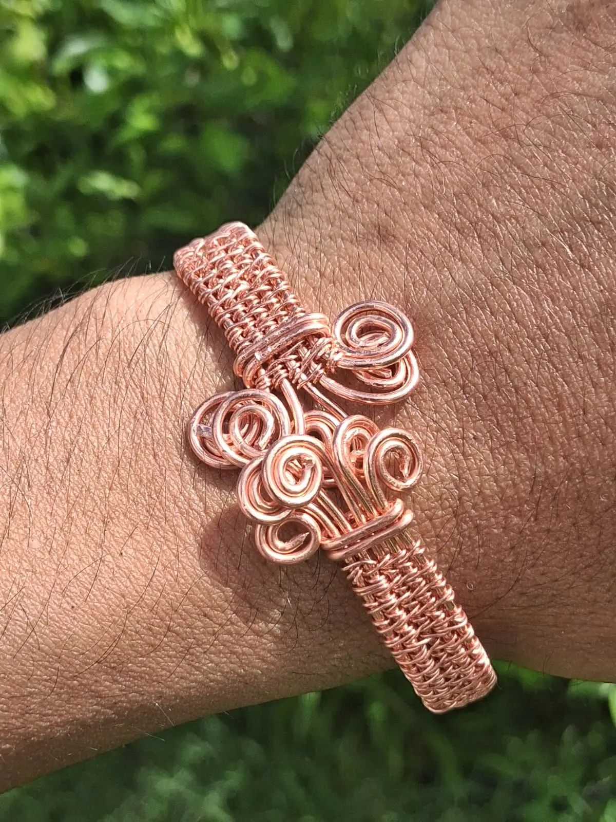 Pulsera de Cobre Entrelazado - Copper Bracelet