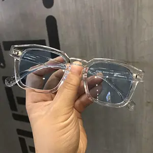 High Quality Polygon Square Sunglasses, Fashion Men Hip Hop Glasses, Retro Trendy Sun Shades, UV Protection Eyewear, Outdoor Driving Travel Beach Glasses, Cool Streetwear Plastic Frame Sunglasses, Gift for Men Women Teens