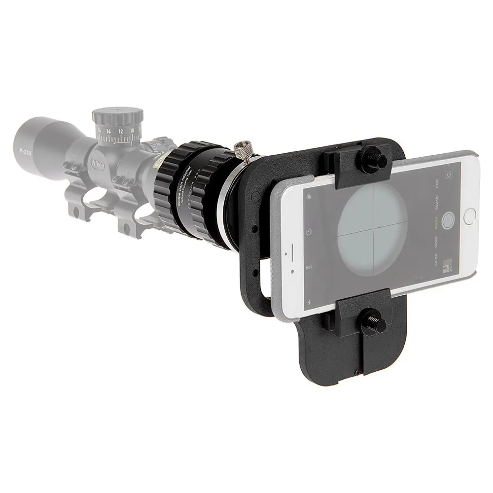 Fotodiox Pro Adjustable Durable Aluminum Scope Cam Adapter Kit - 38-46mm, 2-Year Support, Mount Accessories for Spotting Scopes, Digital Cameras & Birdwatchers' Smartphones