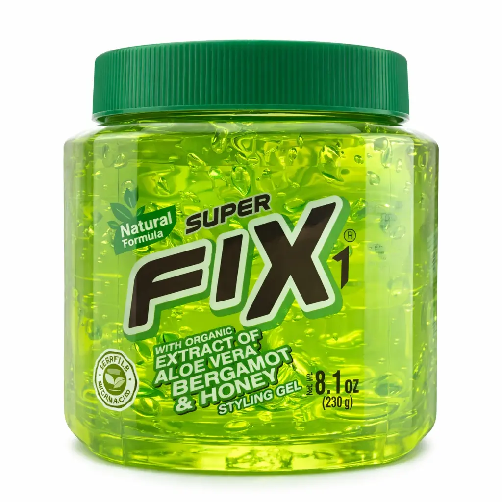 Super Fix Styling Gel 8.1 oz Strong Hold Aloe Vera Hair Gel (Green &  Yellow) - TikTok Shop