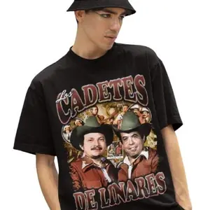 Vintage Los Cadetes De Linares Unisex T-Shirt - Fan Gift For Lupe Tijerina & Rosendo Cantu Fans Cotton Fit
