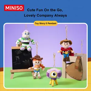 MINISO Toy Story 5 Plush Pendant. Exquisite and Lovely Appearance with Soft Plush Touch, Great for Stress Relief. Lightweight and Easy to Carry, Perfect Bag Decor and Ideal Gift for Fans and Friends.