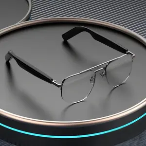 Smart Glasses, Optical Anti-blue Light Lens with Built-in Speaker, Sports Outdoor UV Protective Glasses, Waterproof & Sweat-proof, Long Standby, 360° Surround Sound Glasses for Android iOS, Smart Audio Glasses, Wearable