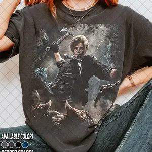 Limited Leon Kennedy Resident Evil Requiem RE9 Requiem T-Shirt, Gift For Women and Man Unisex Shirt