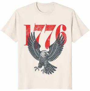 Vintage 1776 Bald Eagle 250th Anniversary T-Shirt – Retro USA Independence Day Graphic Tee, Aesthetic Patriotic American 4th of July Top