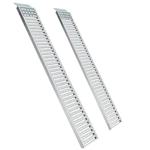 【GARVEE】72" x 9" Metal ATV Ramps with Anti-Slip Surface, 1500 lbs Capacity, Ideal for Loading Motorcycles, Bicycles, ATVs, Lawnmowers, Tractors, Set of 2 Ramps