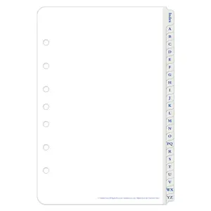 FranklinPlanner Alphabetical Tabs (A-Z)