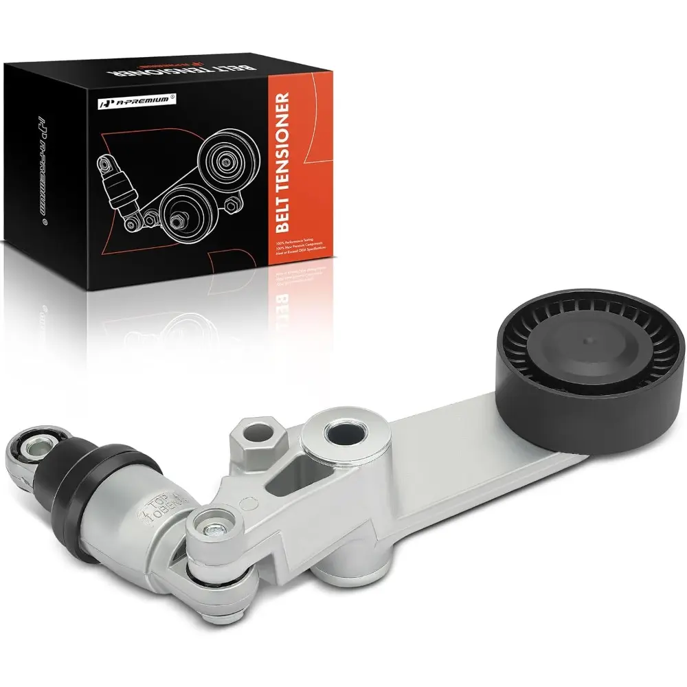 A-Premium Serpentine Belt Tensioner Assembly with Single Pulley - Original Match for Chevrolet Prizm 1998-2002, Pontiac Vibe 2003-2008, Toyota Corolla, Matrix, Celica, MR2 Spyder