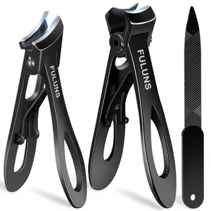 Toenail Clippers for Men Thick Toenails with 16MM Wide Jaw Opening, Large Nail Clippers for Seniors Thick Nails with Long Handle, Heavy Duty Sharp Slanted Nail Cutter Gifts for Men Women Adults