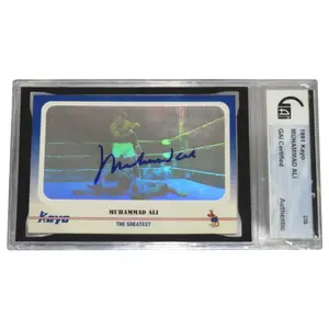 1991 Signed Muhammad Ali Kayo Card