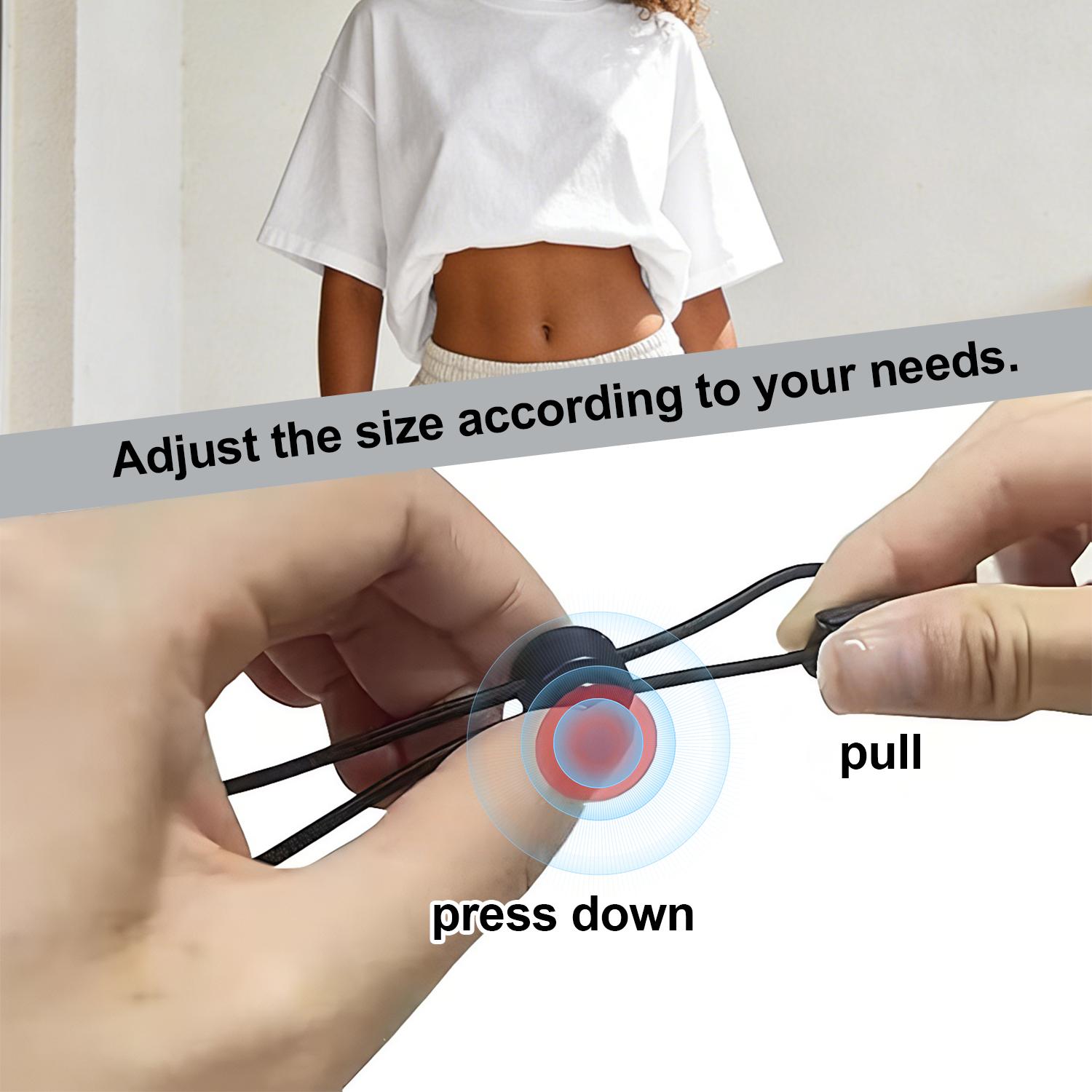 3Pcs Shirt Tuck Band Women, Adjustable Tool for Shirt and Sweater Belly Revealing Elastic Crop Bands to Change The Style of Your Tops Shirts Stays Belt