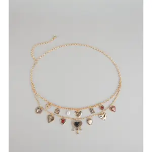 Heart Collector Layered Charm Belt
