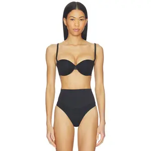 fleur du mal Stretch Micro Multi-way Bra in Black