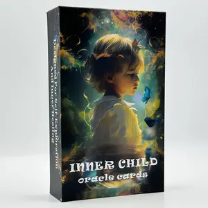 Inner Child Oracle Cards, 56pcs/set Tarot Card, Fortune Telling Toy, Self-exploration, Inner Healing, Tarot Deck, Card Games for Teens & Adults, Tarot Card Decks