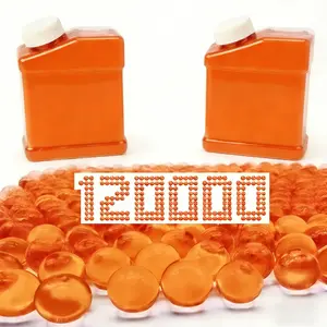 Easter 7-8 mm,2 bottles, Toy gel ball refills,120,000 Pieces, 90% water content, for Ages 14+, Toy water gun, no danger!! !