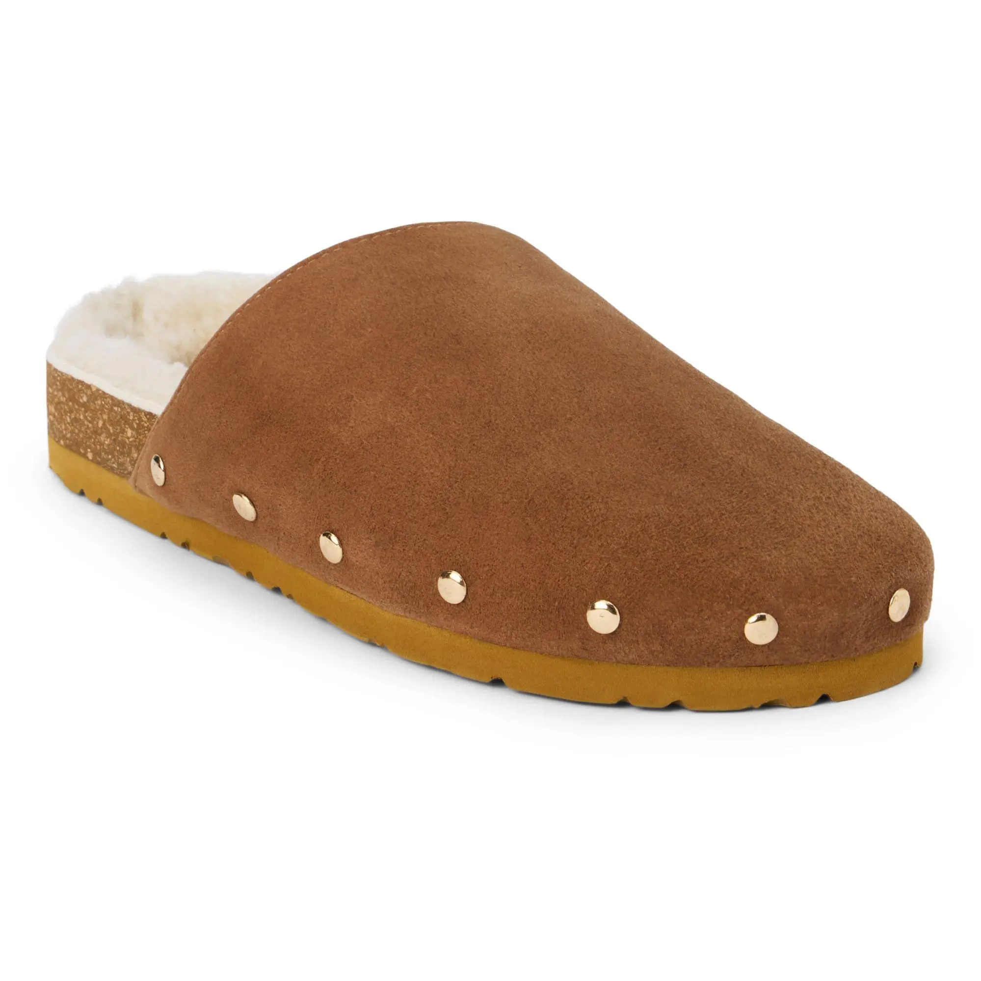 Matisse Shearling Slip On Mule- Upstate