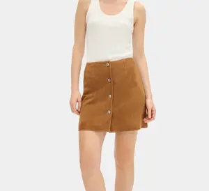 Women's Clemmie Suede Mini Skirt, Womenswear Bottom for Casual Daily Wear