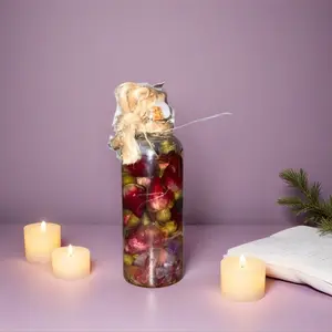 Crystal Rose Protection Jar Magnet