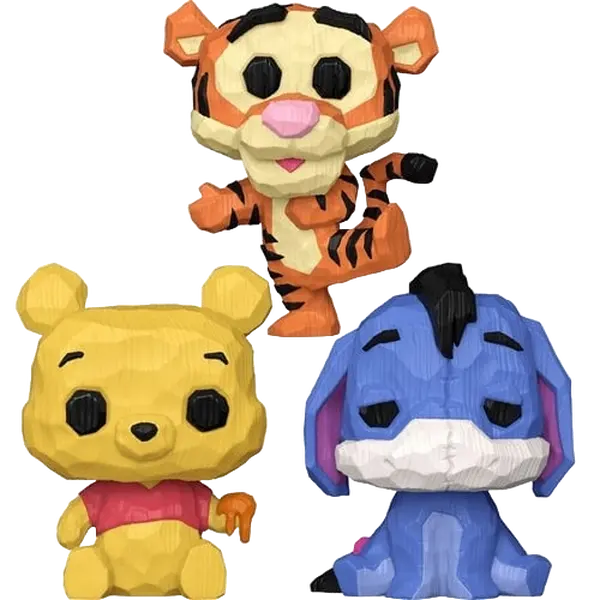 Funko Pop! Winnie the Pooh Whittled Deco (Winnie the Pooh, Eeyore, Tigger) Vinyl Figures