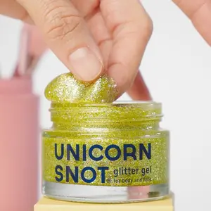 UNICORN SNOT BIO Glitter Gel for Body & Face - Cosmetic-Grade Holographic Makeup - Lightweight & Long-Lasting - 1.7oz/45ml
