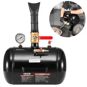 VEVOR Air Tire Bead Seater, 5 Gal / 18.9 L, Heavy Duty Tire Bead Blaster Tool, 87-116 PSI Operating Pressure, Air Trigger Seating Inflator for Pickup, Truck, ATV, Jeep, Van, Lawn Tractor, RV, Black