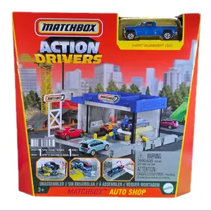 Matchbox Action Drivers Auto Shop Playset with Chevy Silverado
