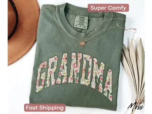 Comfort Colors Grandma TShir, Baby Announcement Grandma Shirt,Meme Tee